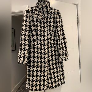 Calvin Klein houndstooth coat